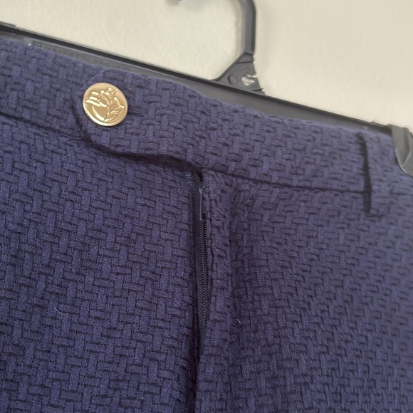 NWOT Draper James Navy Women's Shorts 8 - Picture 4 of 8